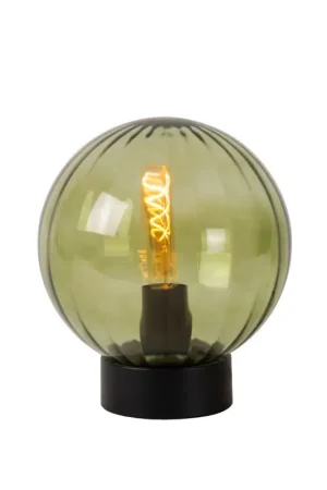 Lampe de table Monsaraz en verre vert E27 40 W LUCIDE Commande En Gros