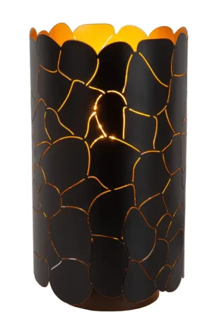Lampe de table Almelo noire E27 40 W LUCIDE Livraison Express