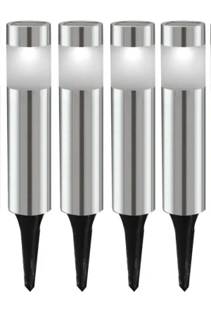 Vente Directe Poteau LED solaire 0,06 W 6 pièces EGLO