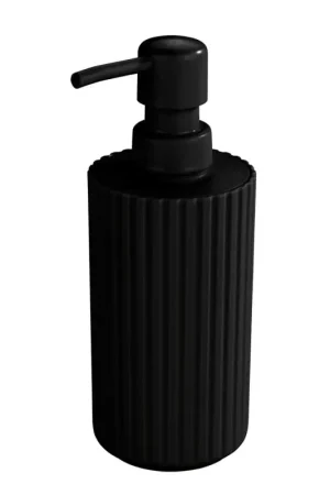 Distributeur de savon Minas noir WENKO Livraison Express