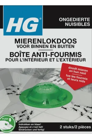 Promotion Saisonnière Boîte anti-fourmis intérieur et extérieur 2 pièces HG
