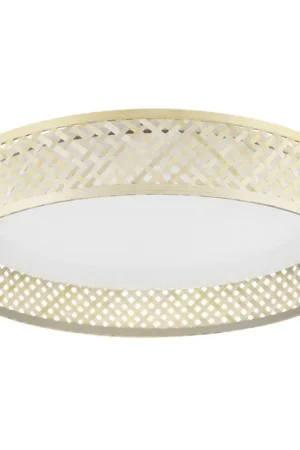 Commande En Gros Plafonnier LED Luppineria bambou blanc chaud 2400 lm 20 W EGLO