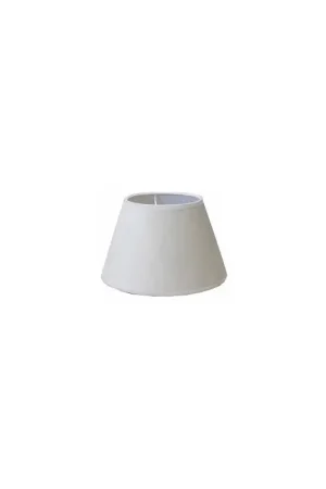 Abat-jour Conica crème velours Ø 20 cm NIEDERAU Authentique