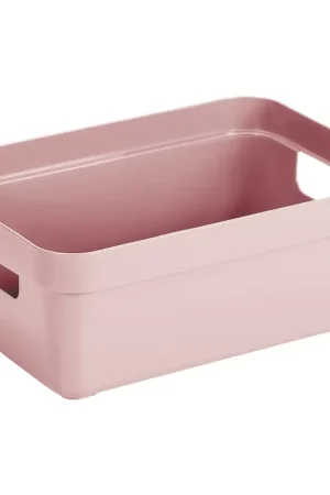 Expédition Rapide Box de rangement Sigma Home rose 9 L SUNWARE