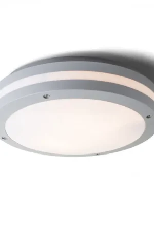 Haute Qualité Luminair SONYA 30 gris argent 230V LED E27 2x11W IP54