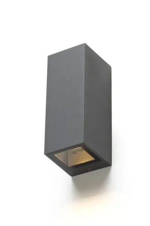 Applique d'extérieur DESMOND II murale gris anthracite 230V GU10 2x35W IP44 Super Prix