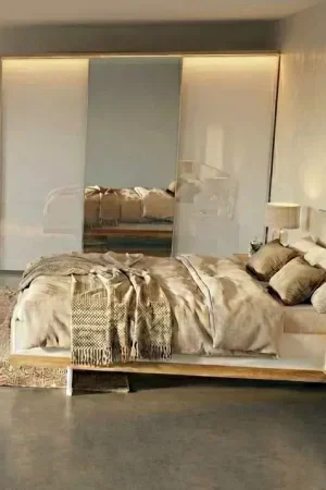 ARMOIRE 3 PORTES COULISSANTES AVEC ACCESSOIRES Meilleur Prix