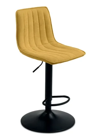 Acheter Direct 2 tabourets de salon avec assises en tissu rembourré de couleurs différentes - Impeto