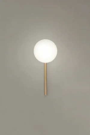 Applique à LED en Métal Peint Doré et Verre Soufflé - Ailanto Commander Maintenant