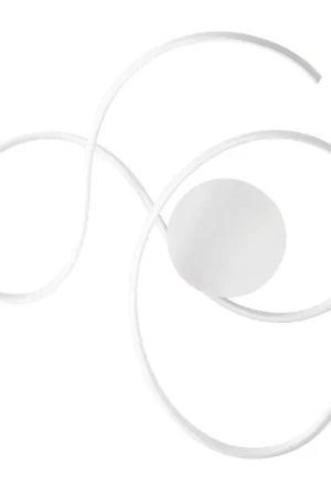 Marque Applique avec LED en Métal Peint Design Moderne - Trella