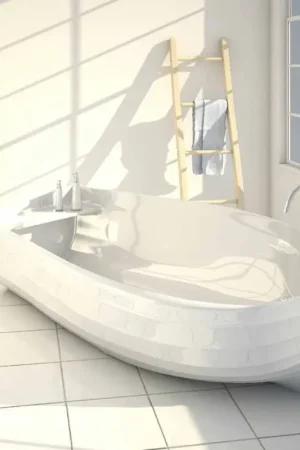 Baignoire de design moderne Ocean, faite en Italie Nouvel Arrivage