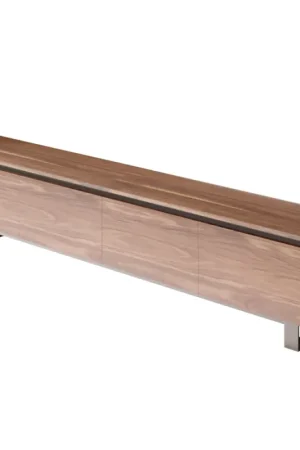 Buffet bas en bois avec base en métal Made in Italy - Berta Acheter En Ligne