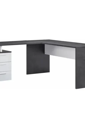 Acheter Direct Bureau angulaire en bois mélaminé 2 finitions - Analuisa