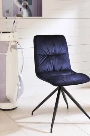 Chaise de design moderne recouverte en tissu Chiara Commande En Gros