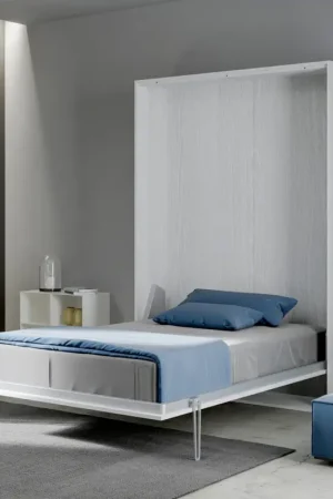 Lit Queen Size escamotable verticalement, différentes finitions - Magicompare Meilleur Choix