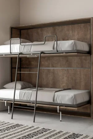 Lit superposé horizontal pliable fabriqué en Italie - Collaboratif Offre Limitée