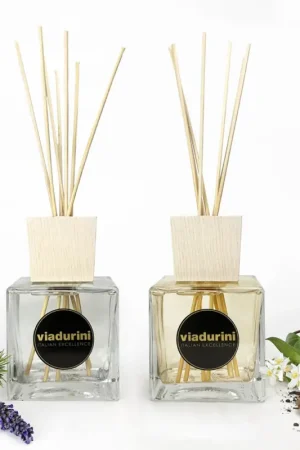 Lot de 2 Parfums d'Ambiance Parfums Assortis 500 ml chacun. avec des bâtons Soldes