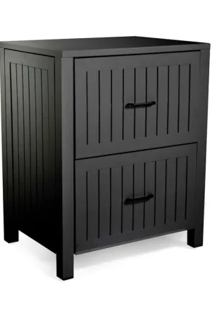 Meuble d'extérieur en aluminium avec 2 tiroirs dans différentes finitions - Hotel Certifié