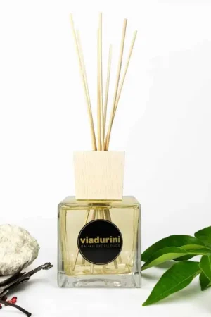 Expédié Aujourd'hui Parfum d'ambiance pour maison Ambre 500 ml avec bâtonnets - Sassidimatera