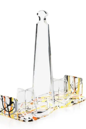 Achetez Aujourd'hui Porte-gobelet en plexiglas multicolore Made in Italy Elegant - Multibic