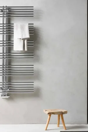 Dernière Chance Radiateur Chauffe-serviettes chromé en acier de conception hydraulique 483 W - Pavone