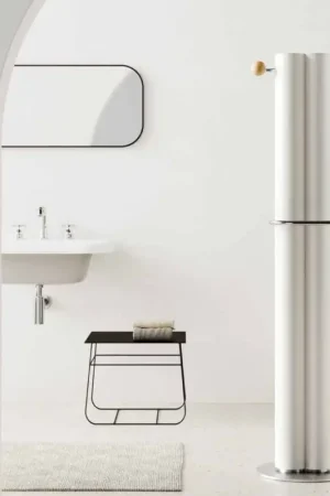 Radiateur de salle de bain design vertical au sol électrique 450 watts - Ottolungo Offre Limitée