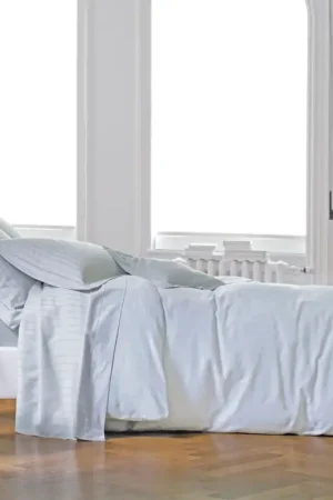 BLANC DES VOSGESParure de lit satin Divine-Métal -240 x 220 cm Acheter En Ligne