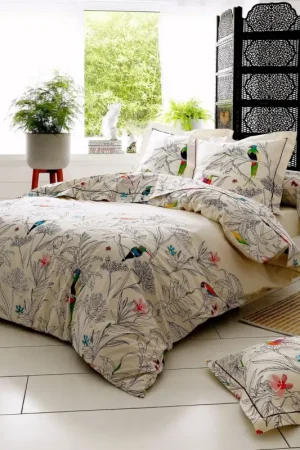 TRADILINGEDrap housse coton brut Amazonia-140 x 190 cm Quantité Limitée
