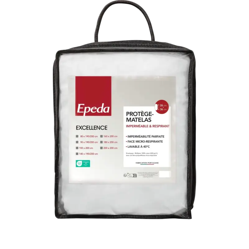 Achat Immédiat EPEDAProtège matelas Excellence-80 x 190/200 cm