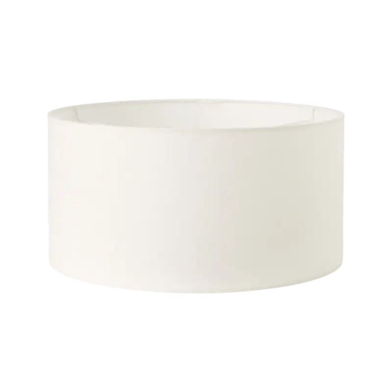 Abat-jour pour suspension tissu blanc 40 cm Rania Expédition Rapide