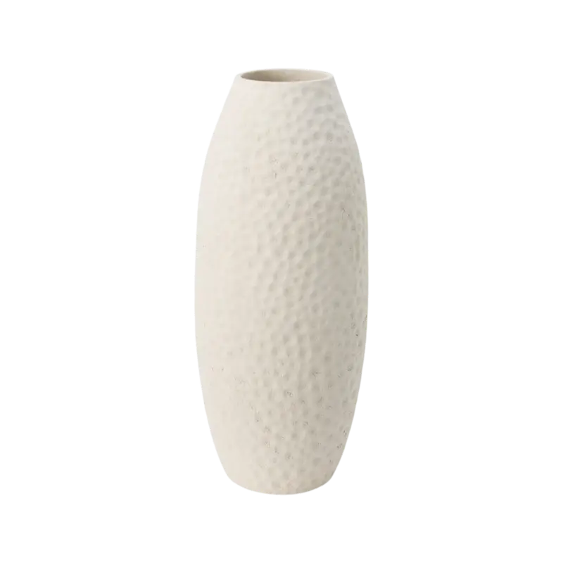 Vase céramique déco martelé 37 cm Solène Populaire